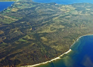 The south shore at Ostrander Point in Prince Edward County (Photo by Terry Sprague.)